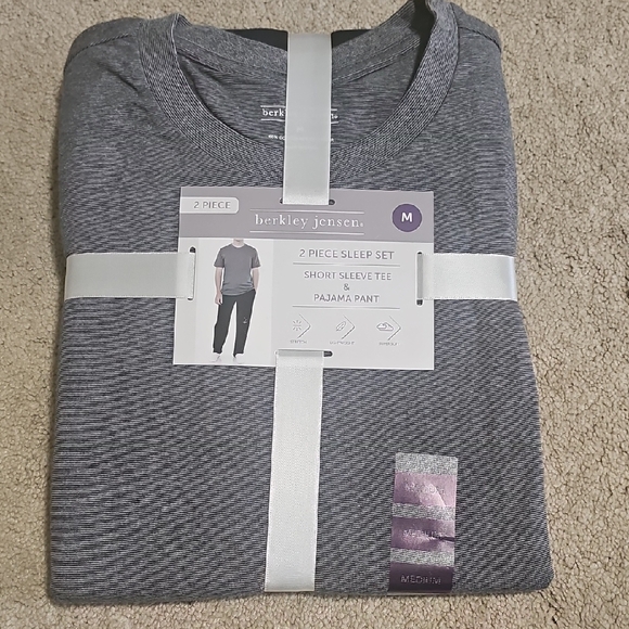 Berkley Jensen Gray 2pcs Pajama Set - Picture 1 of 6